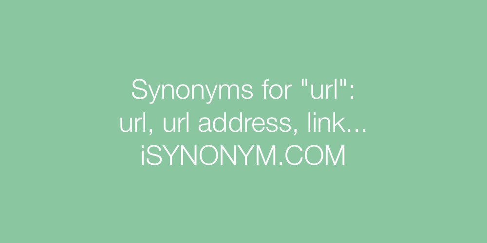 Synonyms url