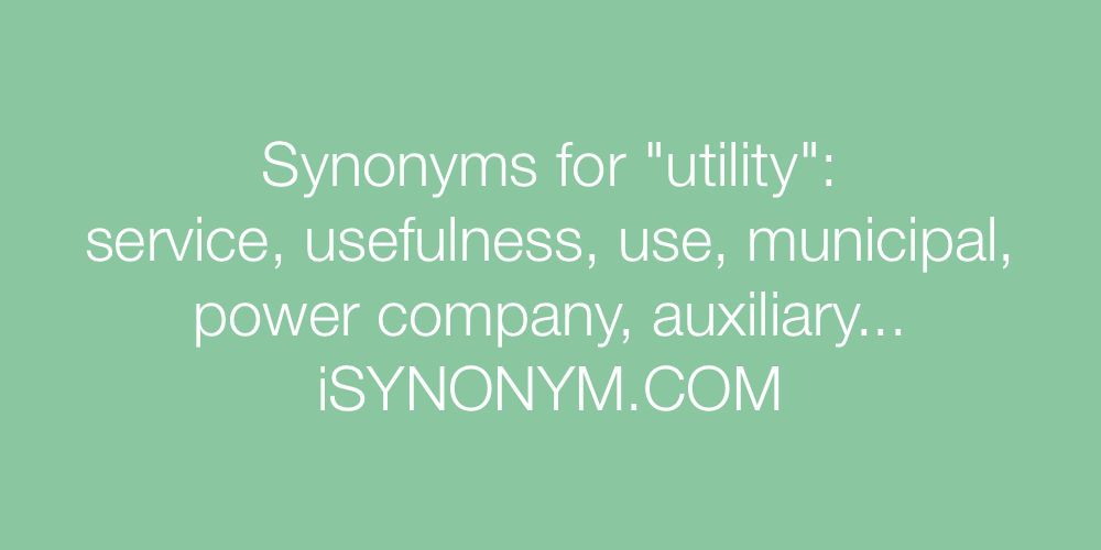 Synonyms utility