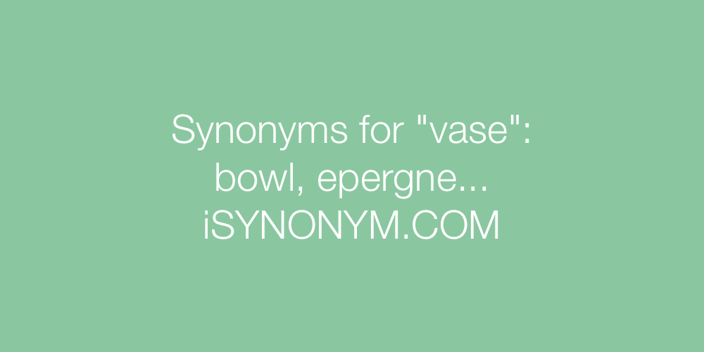Synonyms vase