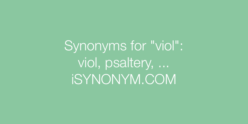 Synonyms viol