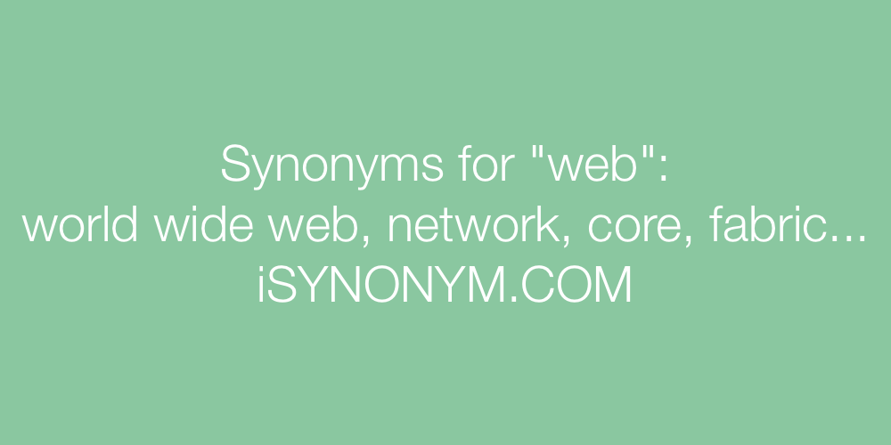 Synonyms web