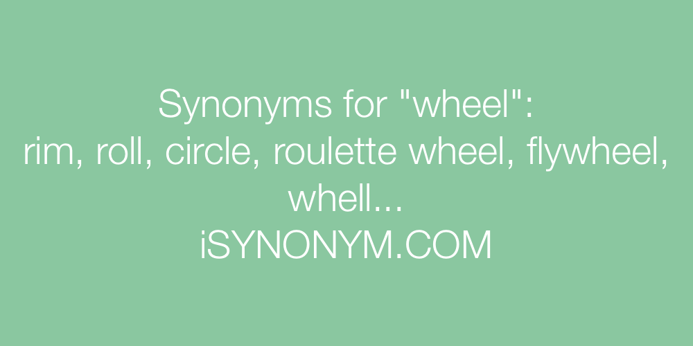 Synonyms wheel
