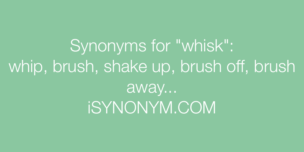 Synonyms whisk