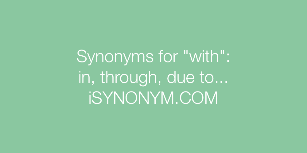 Synonyms with