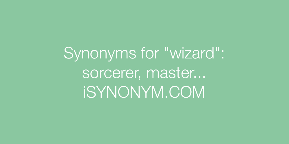 Synonyms wizard