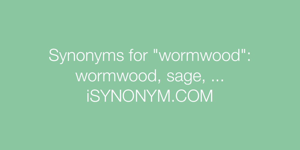 Synonyms wormwood
