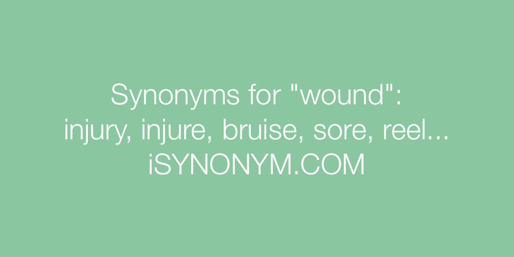 Synonyms wound